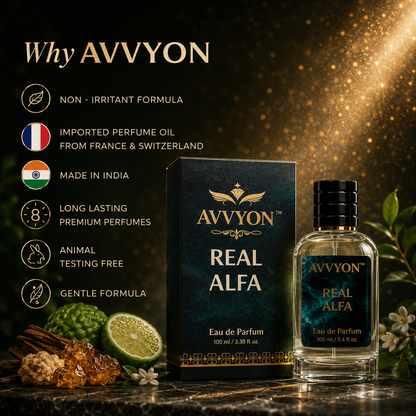 AVVYON Real Alfa Eau De Parfum For Him – 100ml