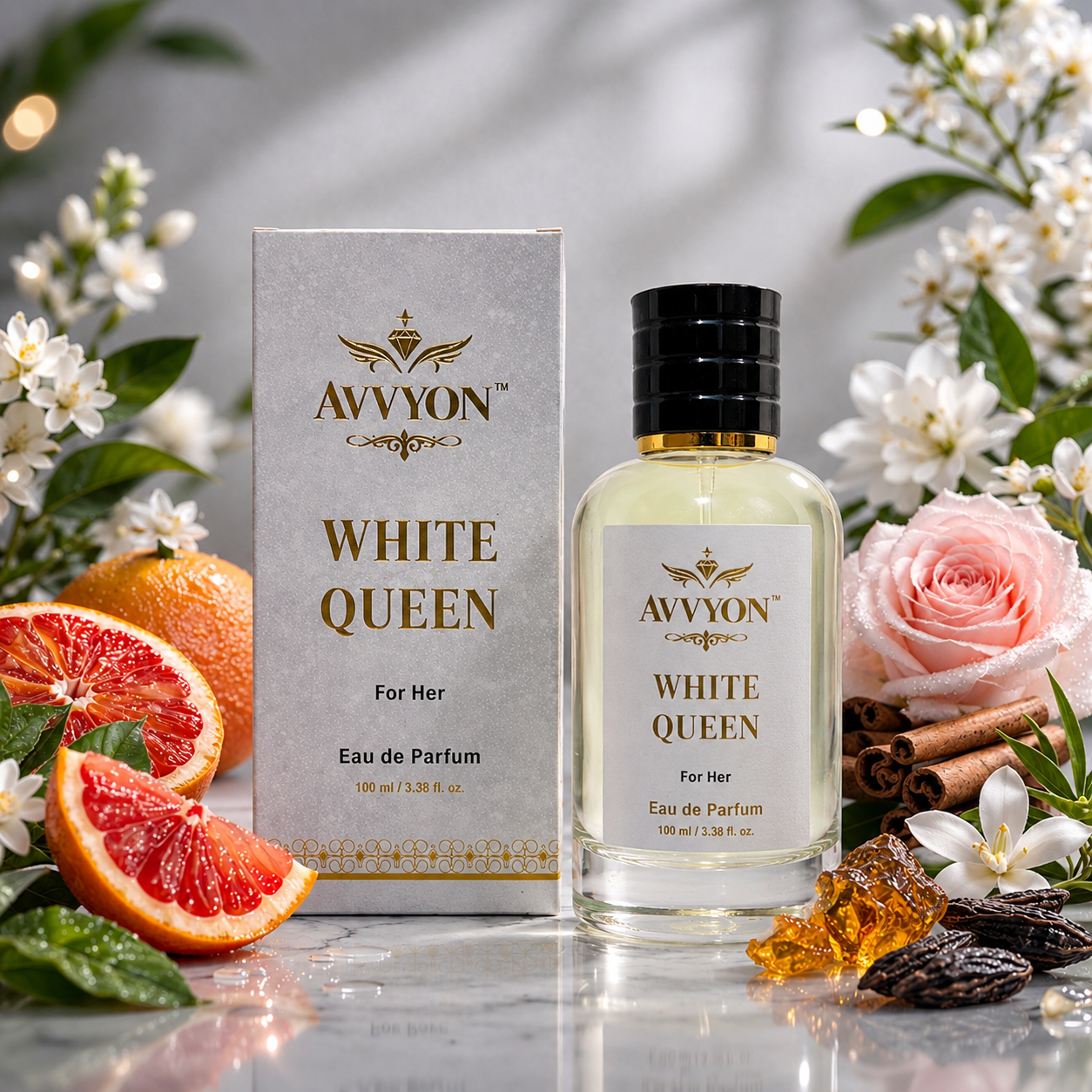 White Queen Luxury Perfume for Women - 100ML Eau de Parfum
