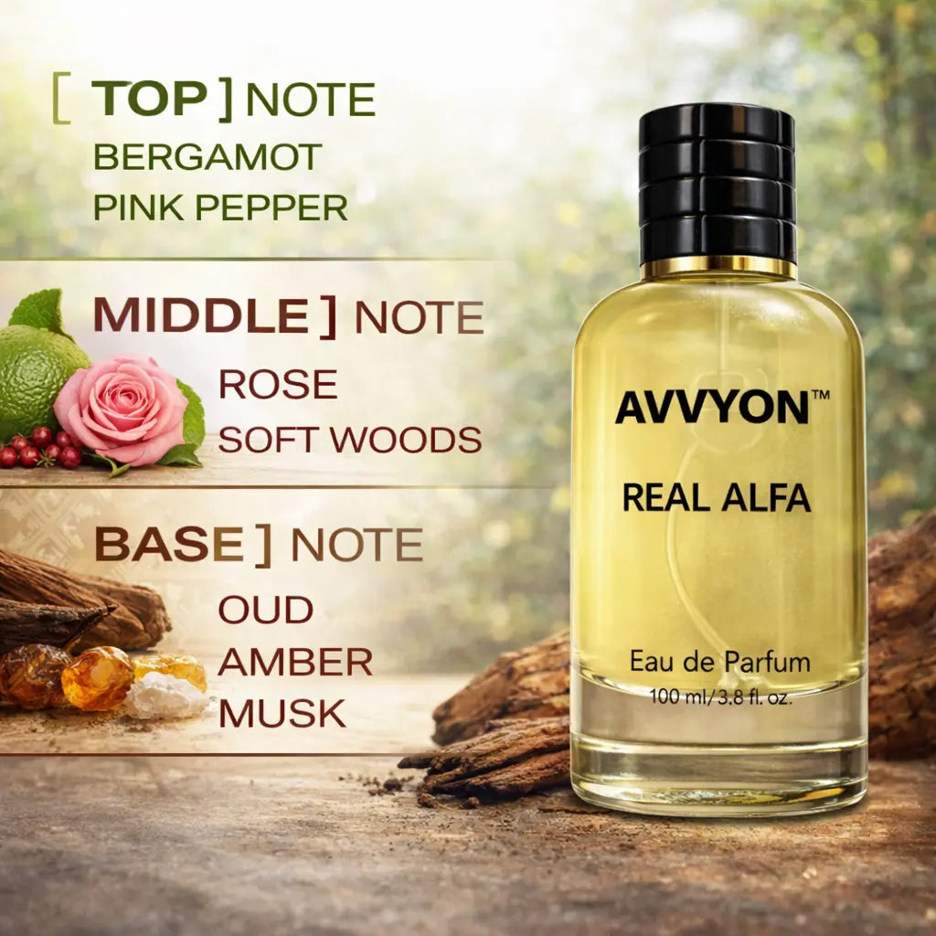 Real Alfa Fragrance for Men 100ML – Captivating Scent for Him - Avvyon