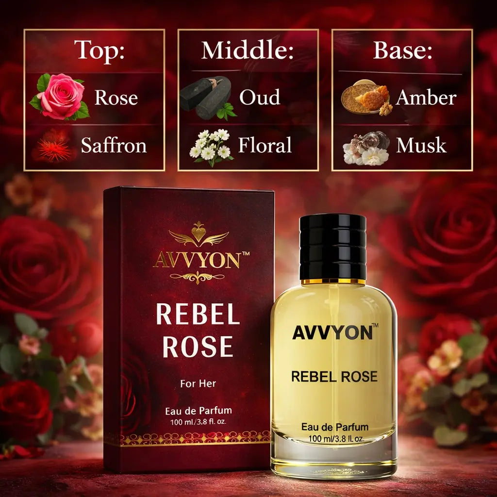 Rebel Rose Perfume for Her - 100ML - Avvyon