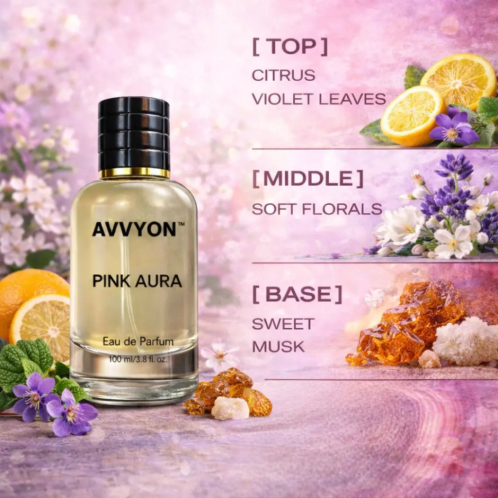 Pink Aura Fragrance for Women – 100ML Perfume for Her - Avvyon