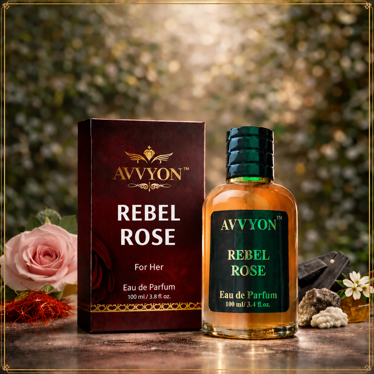 Rebel Rose Luxury Perfume for Women - 100ML