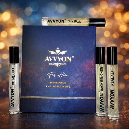 Luxury Discovery Set for Him - 4 x 10ml Aromatic Essentials Gift Set - Avvyon