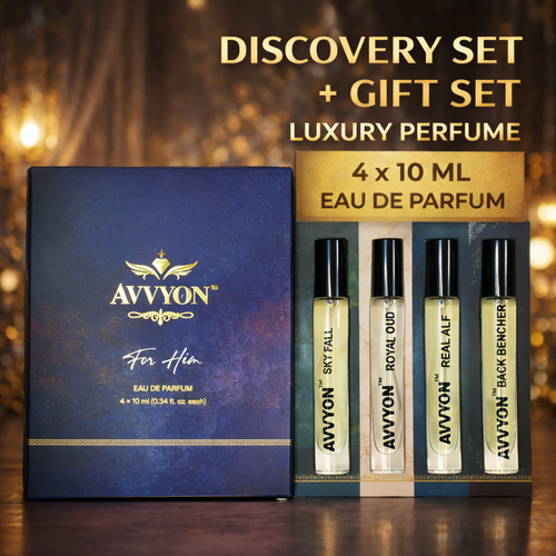 Luxury Discovery Set for Him - 4 x 10ml Aromatic Essentials Gift Set - Avvyon